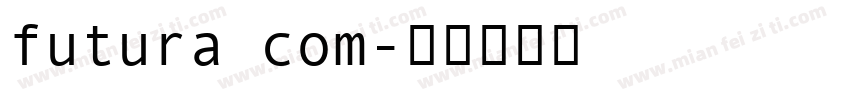 futura com字体转换